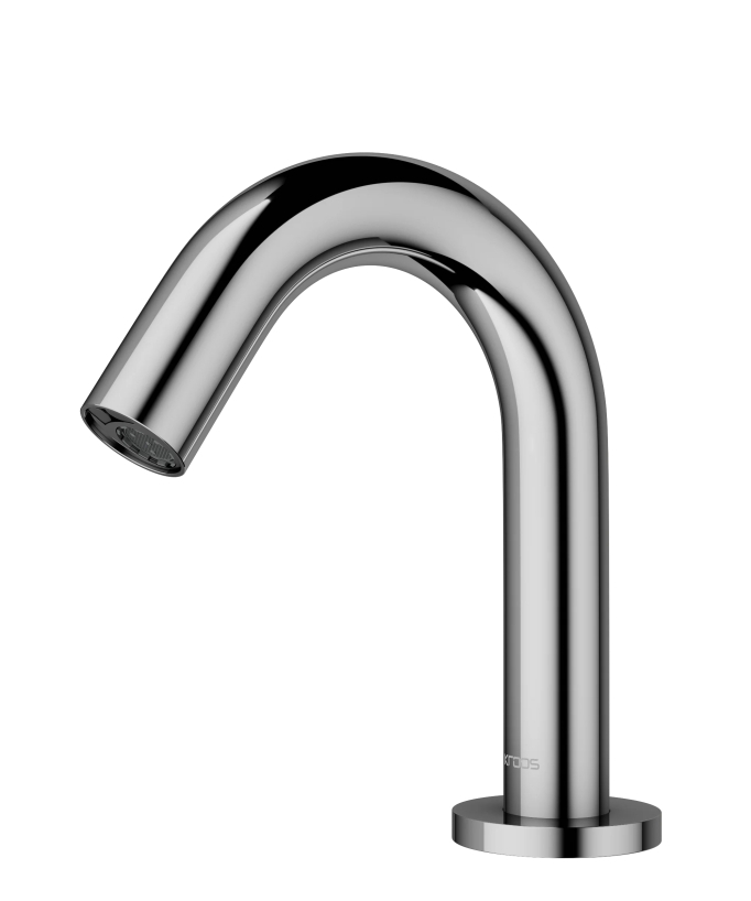 Automatischer Waschtisch-Wasserhahn, Kaltwasser, Chrom - Corbeau
