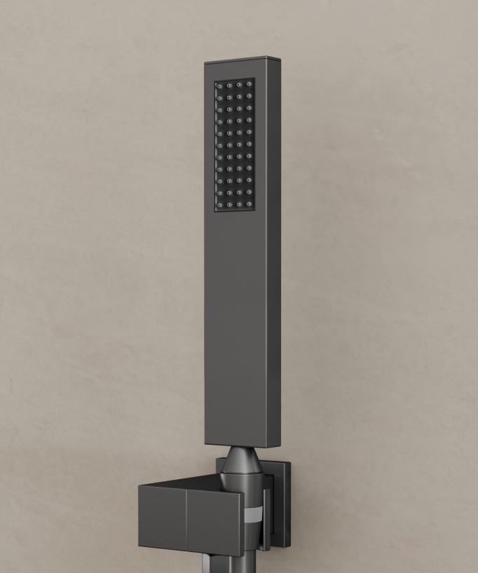 Unterputz-Badewannenarmatur Gun Metal - Thilia