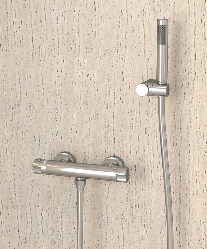 Aufputz-Duschthermostat Chrom - Corbeau