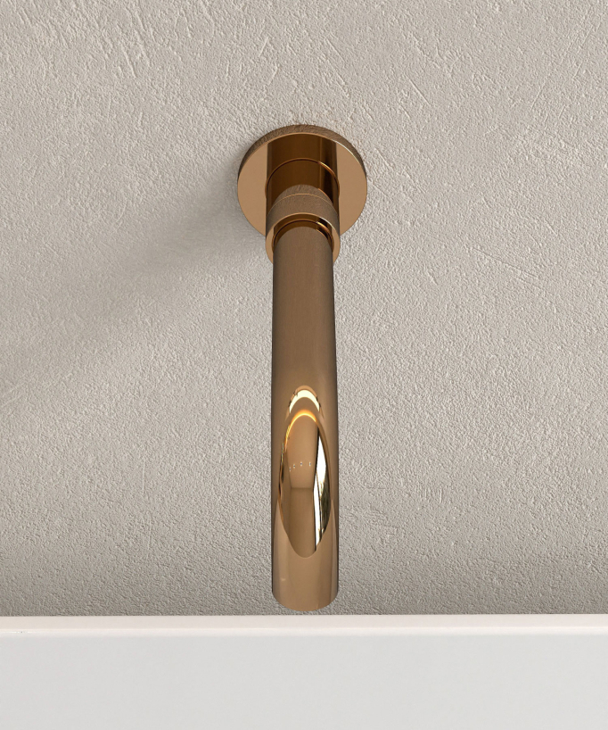 Unterputz-Badewannen-Thermostatarmatur Rosegold – Corbeau