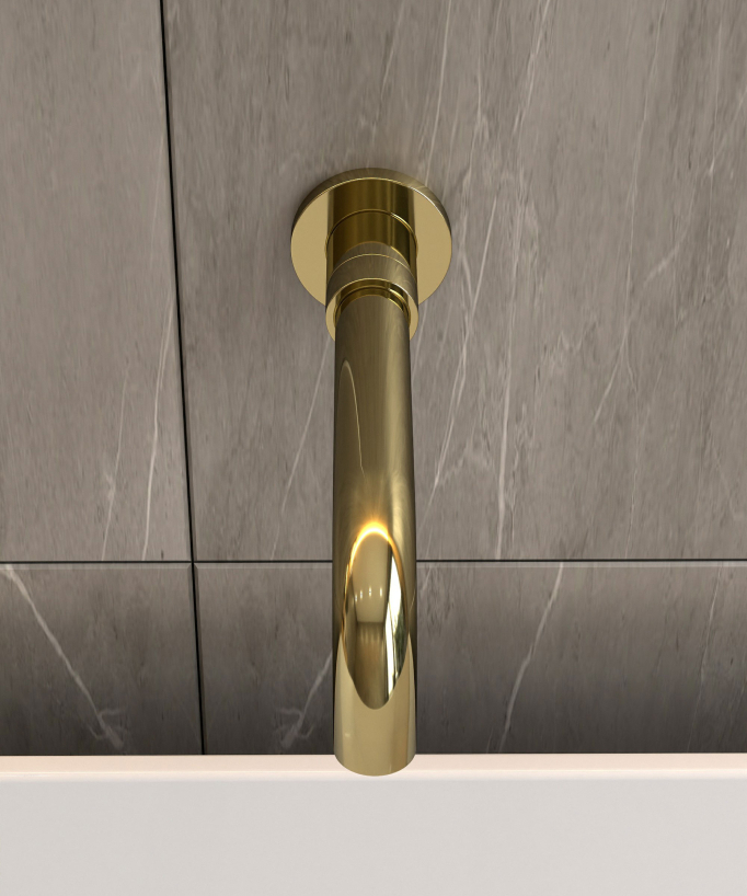 Unterputz-Wannen-Thermostatarmatur Gold - Corbeau