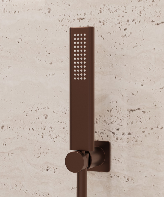 Wand-Duscharmatur Gebürstetes Roségold - Fiumina