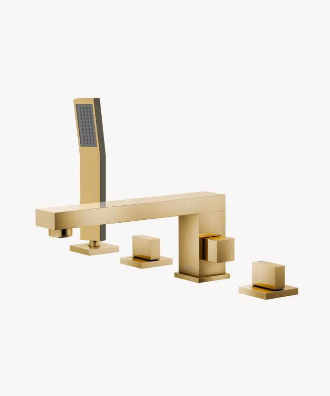 Wannenrandarmatur 4-Loch Gold - Sirius