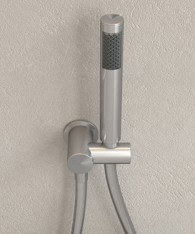 Einbau-Badewannenmischer Nickel gebürstet - Corbeau