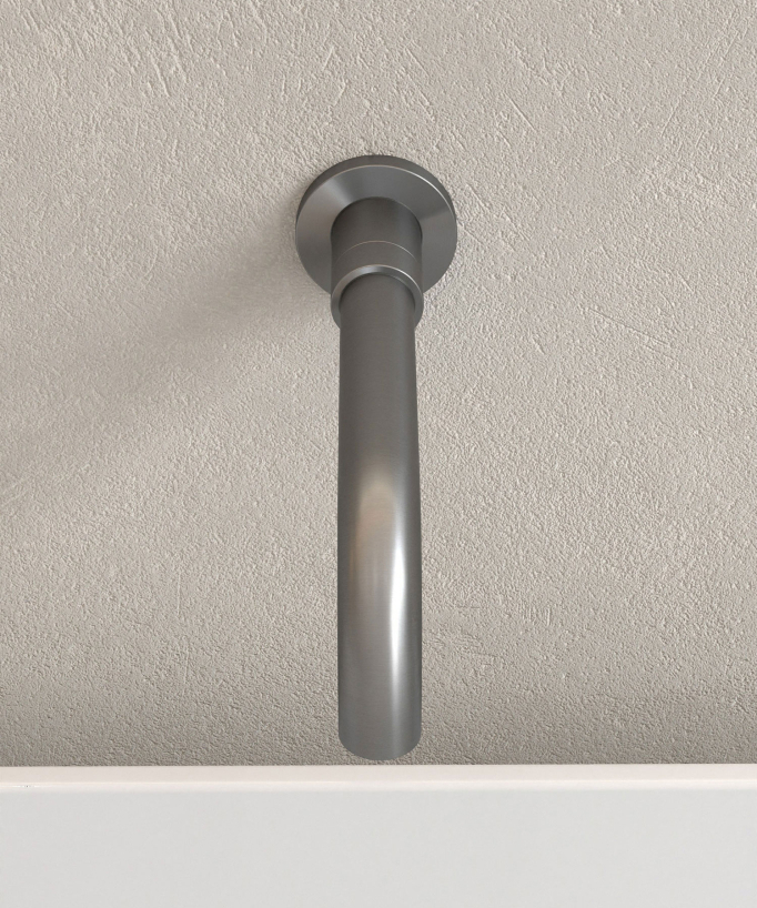Einbau-Badewannenarmatur 3-Loch Gunmetal – Corbeau