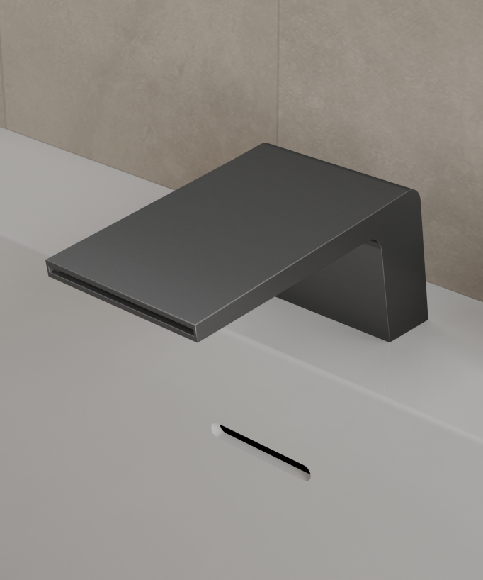 Wannenrandarmatur Gunmetal - Thilia