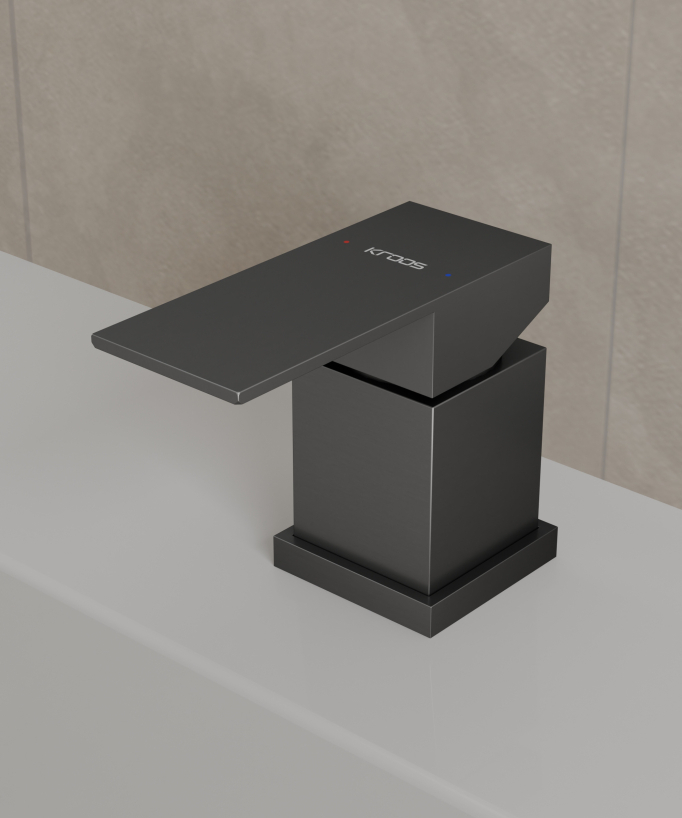 Wannenrandarmatur Gunmetal - Thilia