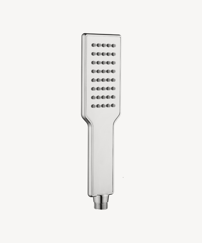 Handbrause aus Edelstahl, 1 Strahlart – Chrom