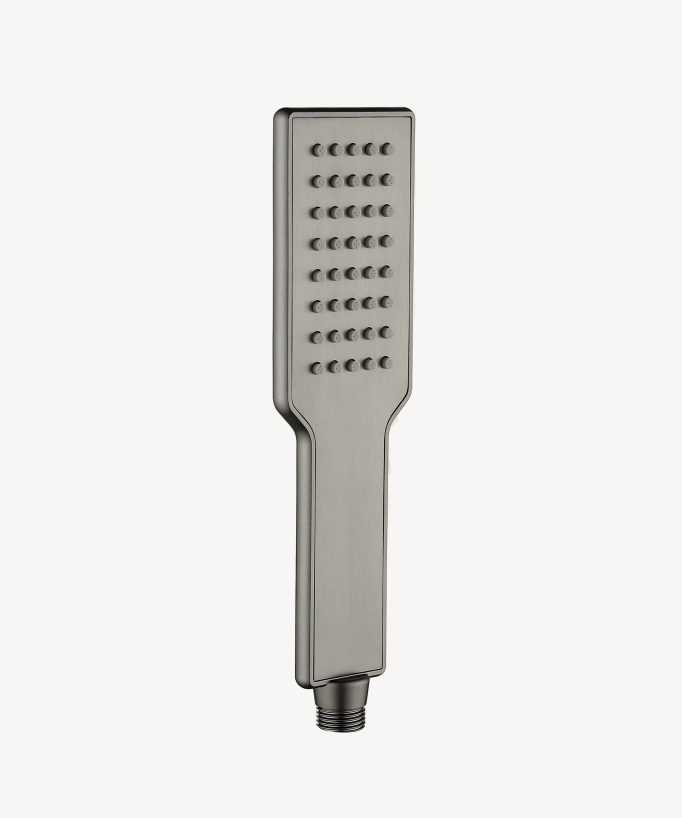 Handbrause Edelstahl 1 Strahl – Gunmetal
