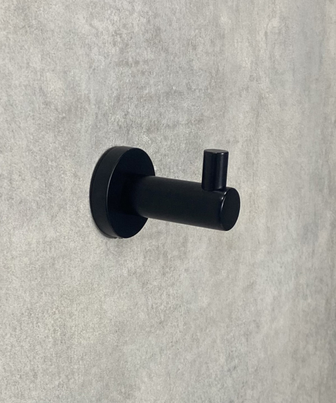 Wandhaken Rund Schwarz – Tokio