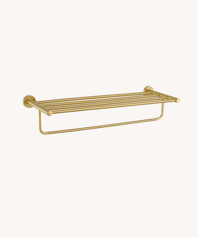 Wand-Handtuchhalter gebürstetes Gold - Corbeau