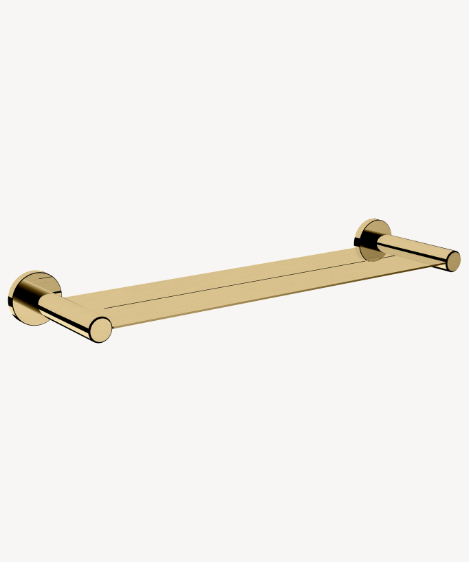 Wandablage Badezimmer Gebürstetes Gold – Corbeau