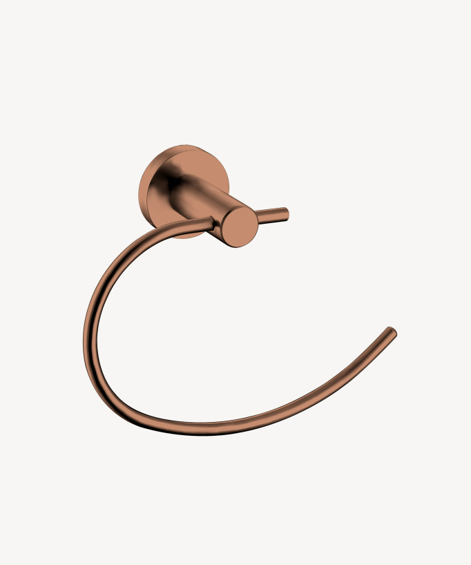 Handtuchring zur Wandmontage Roségold - Corbeau