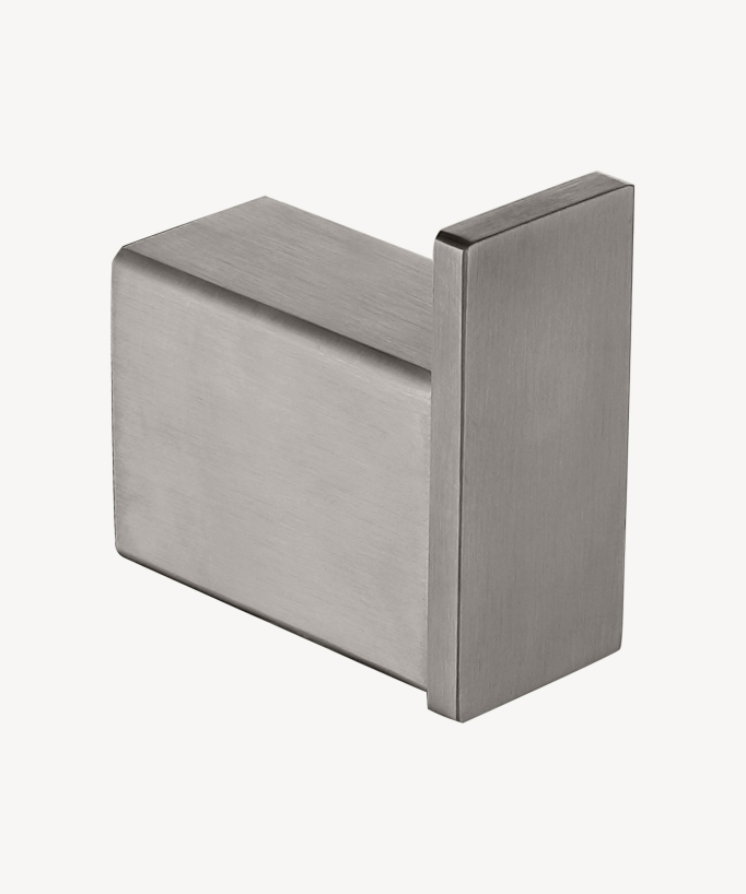 Einzelner Wandhaken Nickel gebürstet – Osaka
