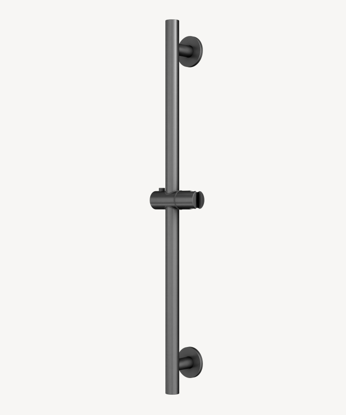 Runde Brausestange Gunmetal - Corbeau