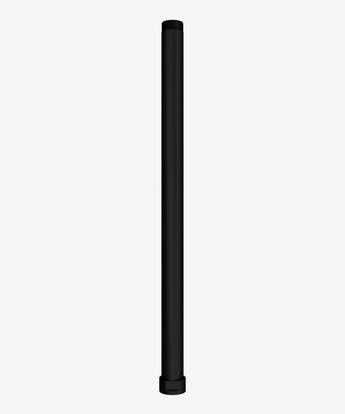 Duschsäulen-Verlängerung 35 cm - Schwarz