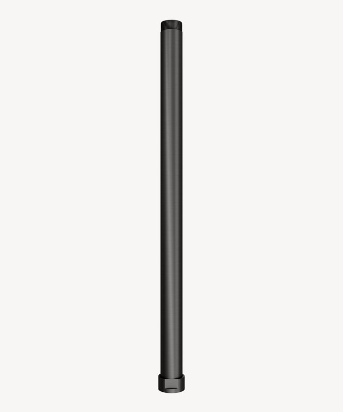 Duschsäulen-Verlängerung 35 cm - Gun Metal
