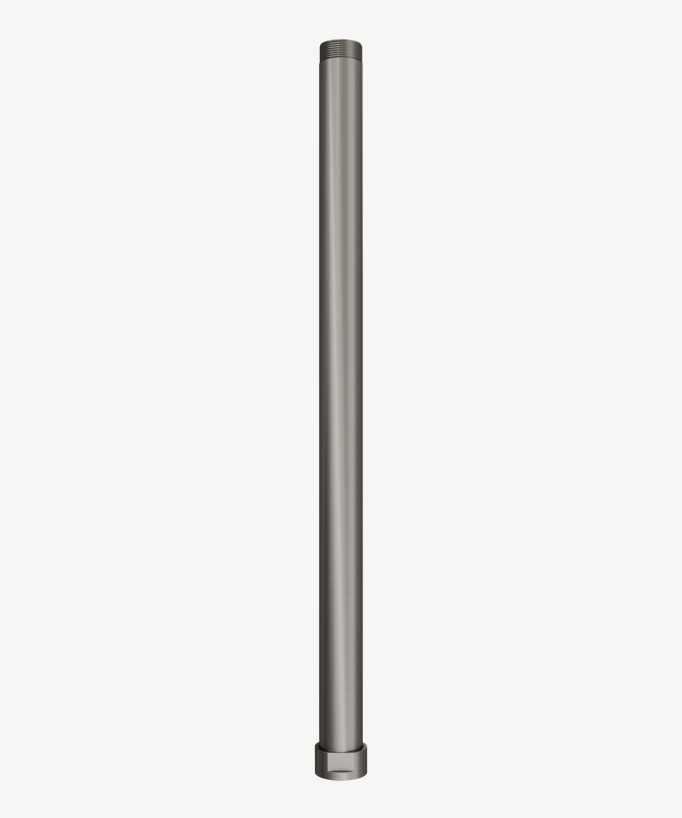 Duschsäulen-Verlängerung 35 cm - Nickel gebürstet