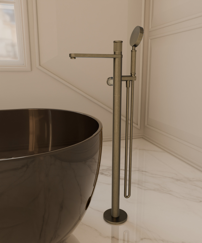 Hera Standarmatur für Badewanne mit Thermostat