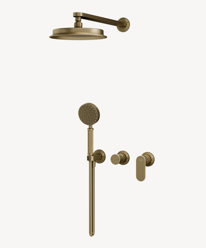 Unterputz-Duschsäule mit Einhebelmischer – Hera