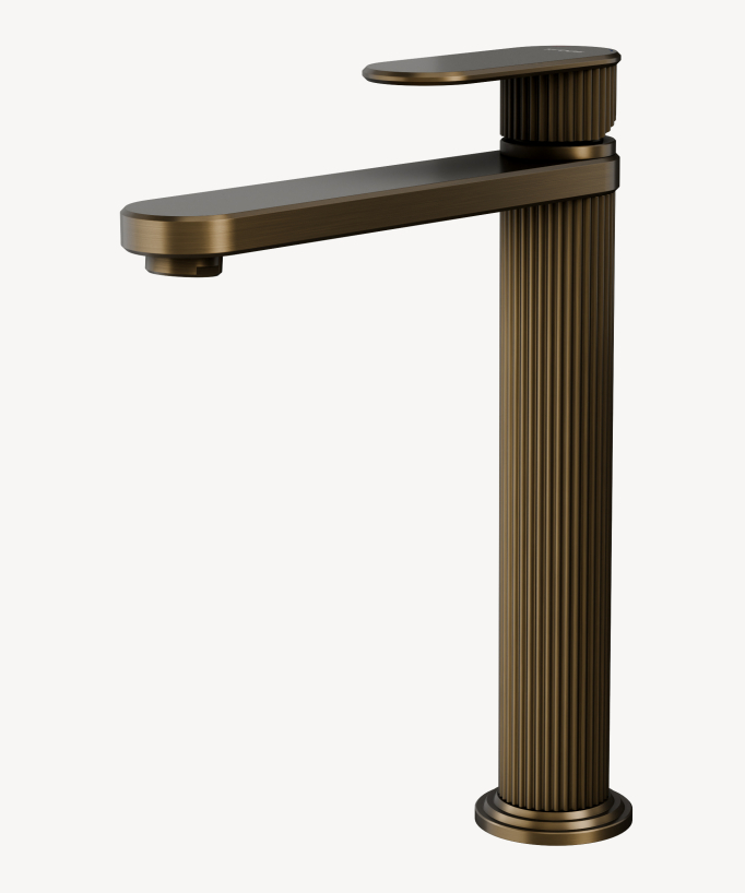 Aufsatz-Waschtischarmatur Bronze – Hera