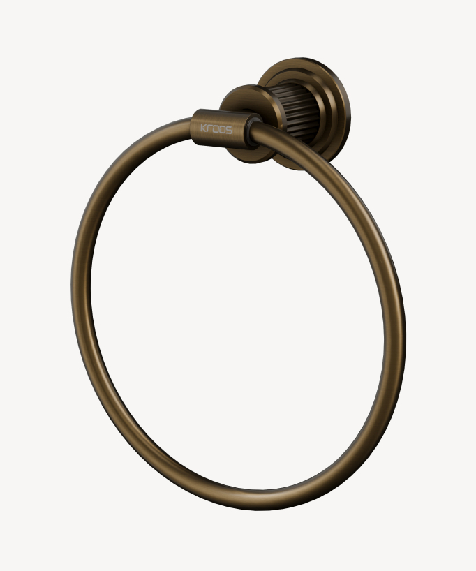 Handtuchring Wandmontage Bronze - Hera