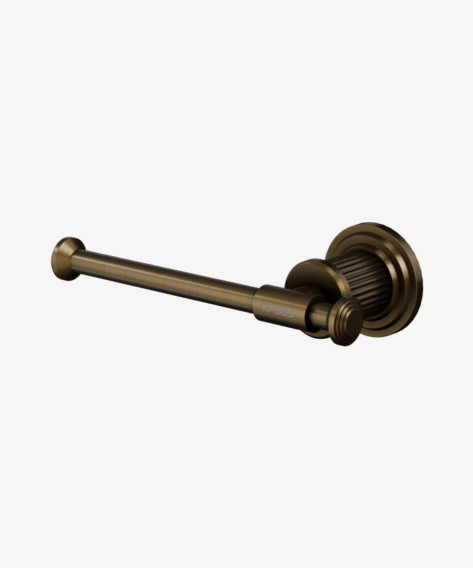 WC-Papierhalter zur Wandmontage Bronze – Hera