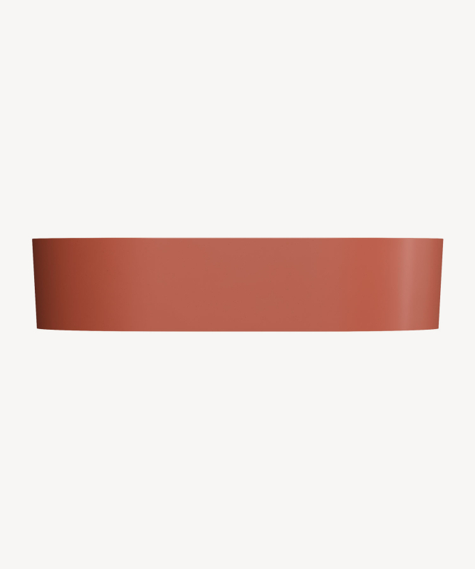 Ovo Aufsatz-Waschschale Terracotta