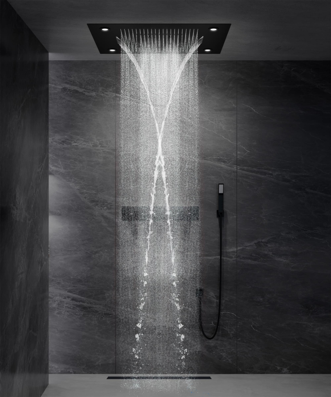Ciel de pluie LED multifonction : pluie fine, pluie dense, cascade