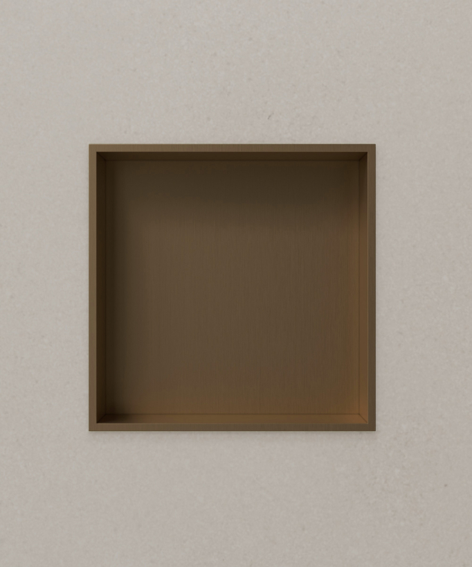 Unterputz-Badezimmernische - Bronze