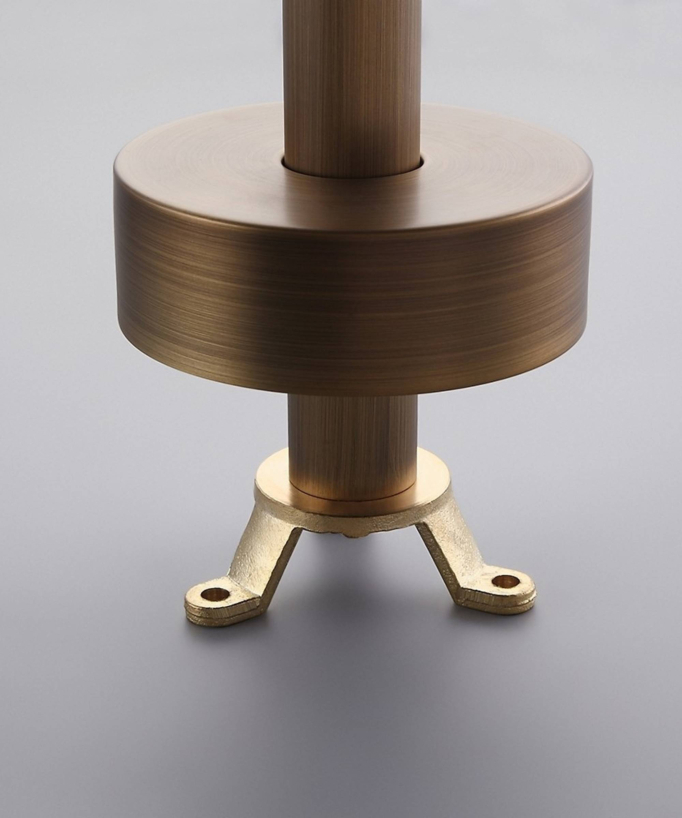 Stand-Badewannenarmatur Einhebelmischer bronze – Corbeau