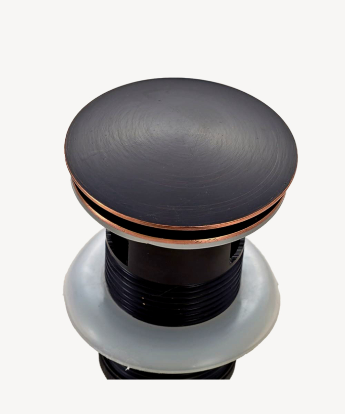 Bonde de lavabo bronze huilé