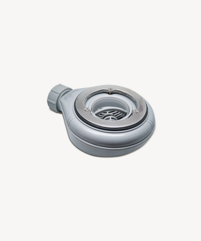 Duschwanne Weiß, Schieferoptik Stone SORTY, farblich passender Ablaufrost
