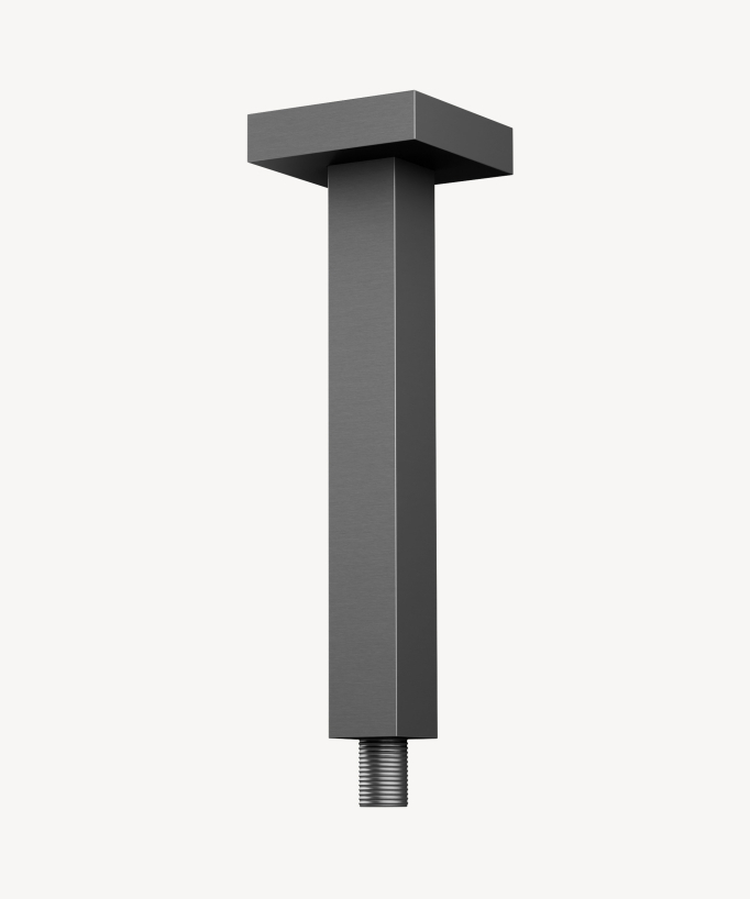 Decken-Duscharm Gun Metal – Sirius
