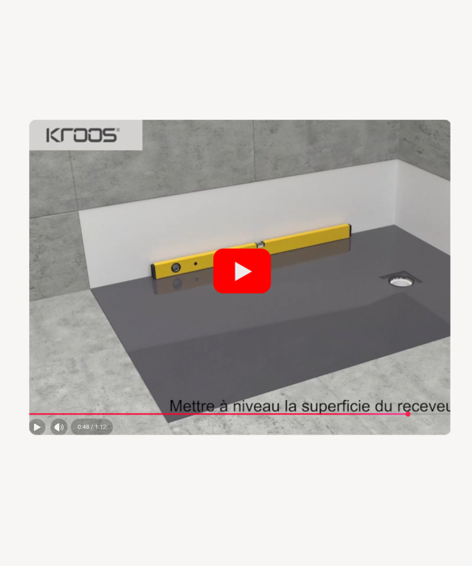 Duschwanne Sand, Glatt-Finish Stone SIDE, farblich passender Ablaufrost